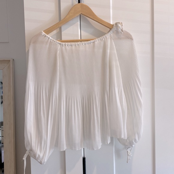 White aritzia talance blouse - Picture 3 of 6
